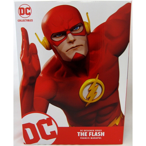 DC Collectible 10 Inch Statue Figure Designer Series - The Flash By Francis Manapul