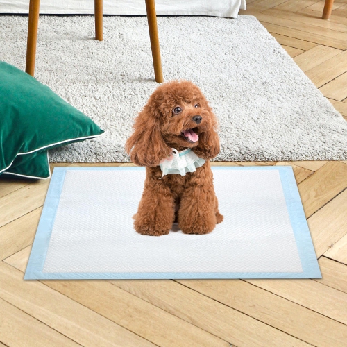 Super-Absorbent Waterproof Dog and Puppy Pet Training Pad, Housebreaking Pet Pad-LIVINGbasics