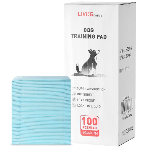 Super-Absorbent Waterproof Dog and Puppy Pet Training Pad, Housebreaking Pet Pad-LIVINGbasics