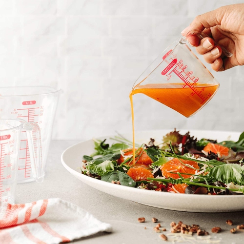 Chef Pomodoro – Ensemble de 3 tasses à mesurer, 1 L/500 ml/250 ml