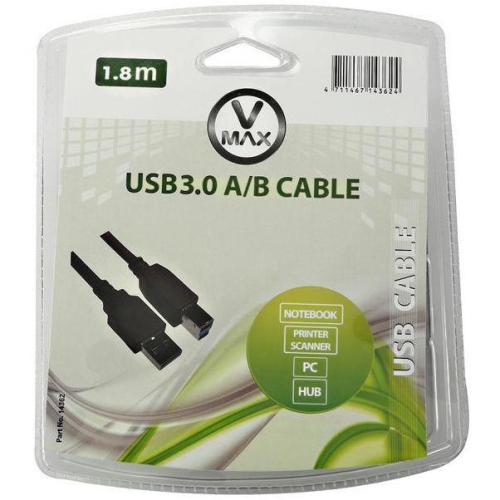 V Max Usb3.0 Printer Cable 1.8 M A/B 14362