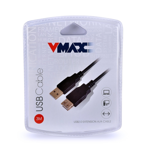 V-Max Usb 2.0 Extension Cable A/A 3M 25021