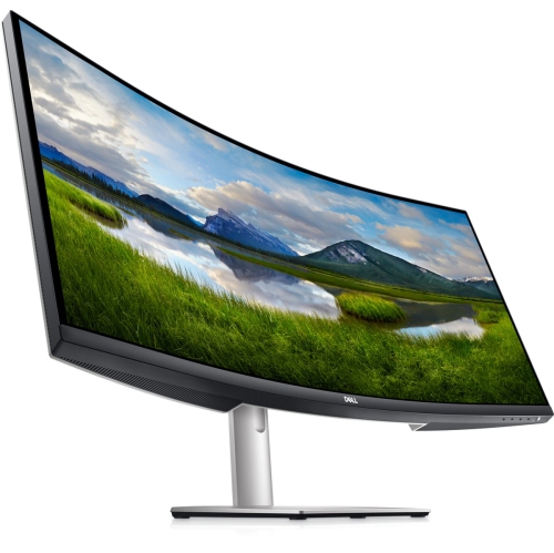 Dell S3422 34" Ultrawide Curved UWQHD VA LED Monitor (S3422DW) - 100Hz - FreeSync - Silver by DELL - Refurbished condition - Image 2