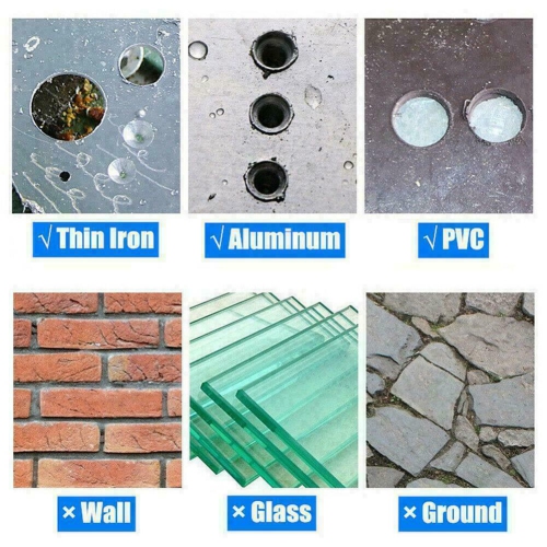 3Pcs Step Drill Bit Set High Speed Steel Titanium Coated Cobalt Steps Hole Cutter