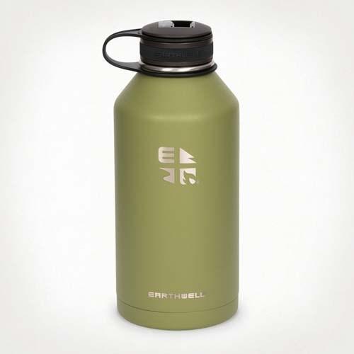 Earthwell Drinkware Kewler 64Oz Growler bouteille d'eau isolée en acier inoxydable