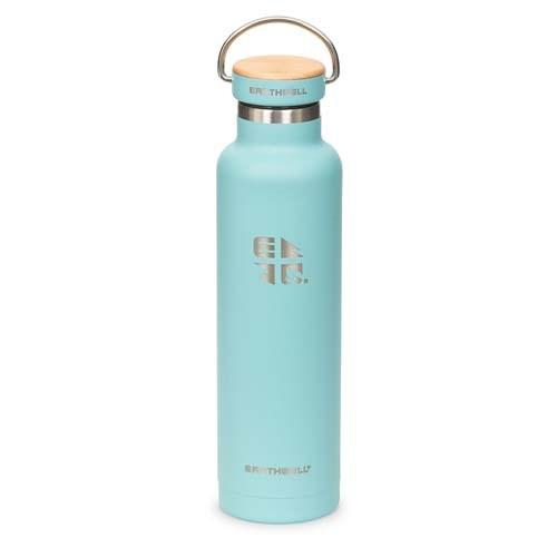 Earthwell Drinkware Woodie 22Oz avec couvert Erable bouteille d'eau isolée en acier inoxydable