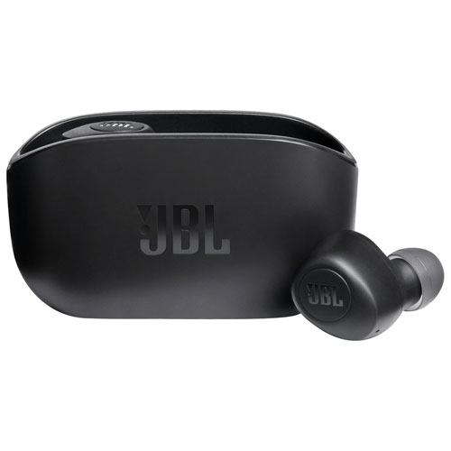 Écouteurs boutons 100 % sans fil à isolation sonore Vibe 100TWS de JBL - Noir
