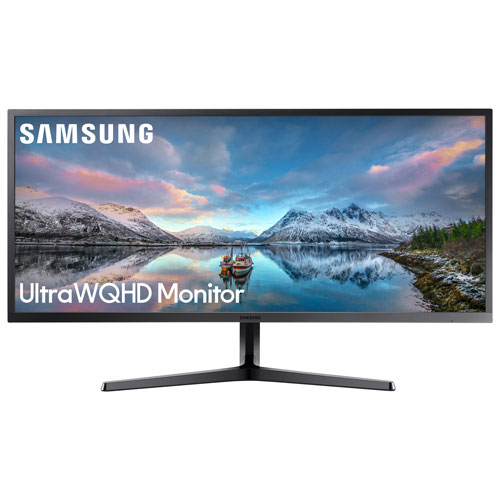 Samsung 34" WQHD 75Hz 4ms GTG VA LED FreeSync Gaming Monitor - Dark Blue Grey