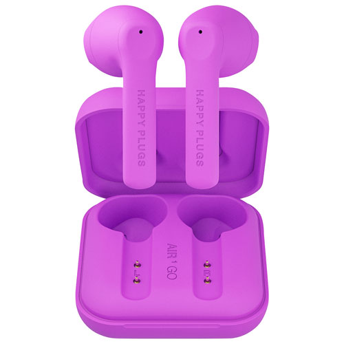 Écouteurs boutons 100 % sans fil Air1 Go de Happy Plugs - Violet