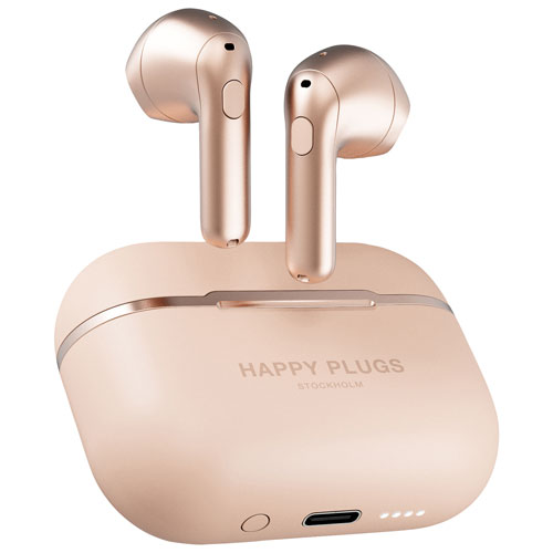 Happy Plugs Hope In-Ear Truly Wireless Headphones - Rose Gold