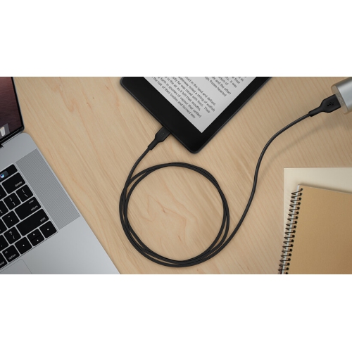 Belkin Boost Charge 1.0 m USB-A Male to Micro-USB Male Cable - Black (CAB005BT1MBK)