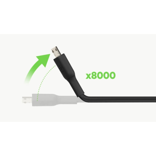 Belkin Boost Charge 1.0 m USB-A Male to Micro-USB Male Cable - Black (CAB005BT1MBK)