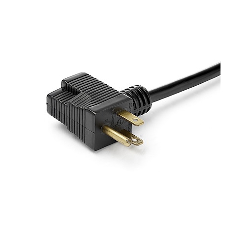 Startech 0.3 m NEMA 5-15P Male to NEMA 5-15R Female Cable - Black (PAC102)