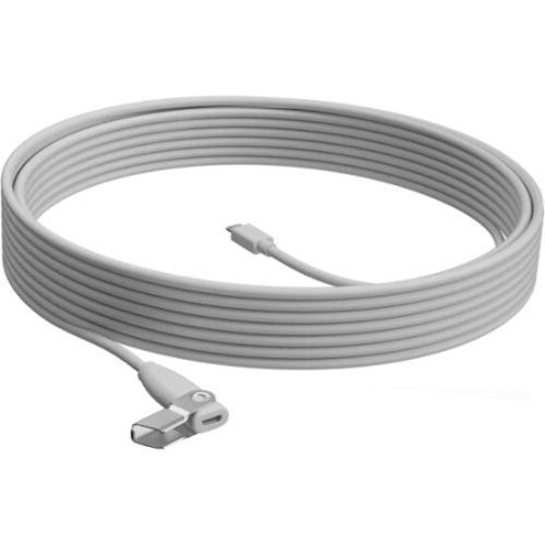 Logitech Rally Mic Pod 10m Extension Cable - Off White - (952-000047)