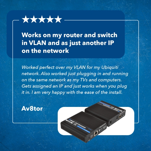 4K HDMI Extender Balun by OREI - UltraHD 4K @ 60Hz 4:4:4 Over Single CAT6/7 Cable with HDR, & IR Control, RS-232 - Up to 230 Ft with CAT6- Loop Out -