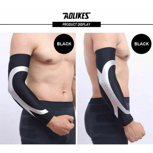Arm Sleeves Cover Compression Quick Dry Running Basketball Elbow Protector CA- S