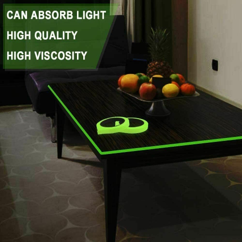 Ruban lumineux autocollant de sécurité phosphorescent pour autocollants de Home Design à installer soi-même