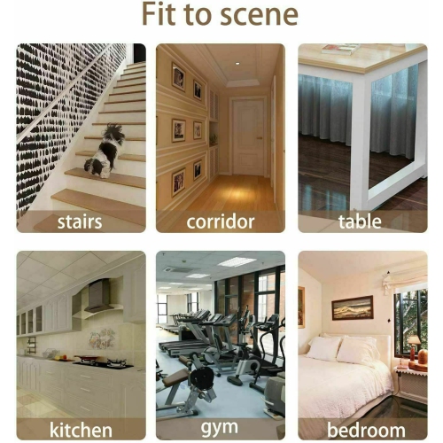 Ruban lumineux autocollant de sécurité phosphorescent pour autocollants de Home Design à installer soi-même