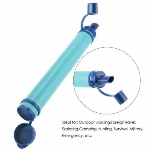 Outdoor Wild Life Emergency Water Filtering Tool Water Purifier Portable Straw