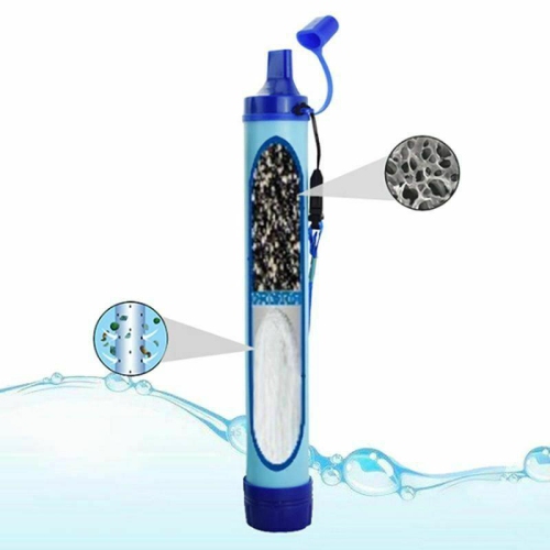 Outdoor Wild Life Emergency Water Filtering Tool Water Purifier Portable Straw