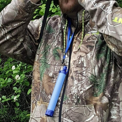 Outdoor Wild Life Emergency Water Filtering Tool Water Purifier Portable Straw