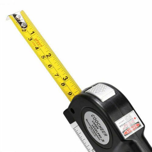 NEW Multipurpose Laser Level Vertical Horizon Measuring Tape Aligner Ruler Steel