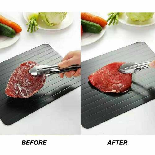 Magic Plate Defrosting Tray Safe Fast Food Thawing Frozen Meat Defrost Kitchen