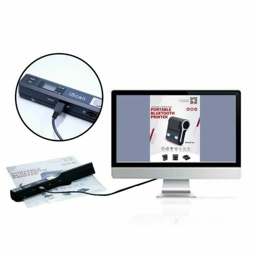 Magic Handheld Wand Portable Scanners for Documents,Photo,Old Pictures,Receipts