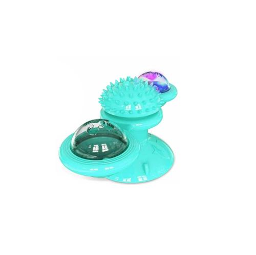 Pet Cat Dog Toy Turntable Windmill Ball Spinning Interactive Pet Massage Toys