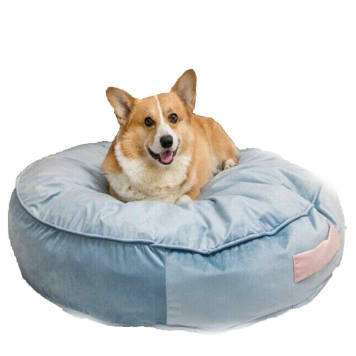 Pet Dog Cat Sleeping Bed Warm Soft Round Nest Basket Mat Comfy Cushion Kennel