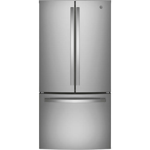 GE 33" 18.6 Cu. Ft. French Door Refrigerator with Water Dispenser - Stainless Steel