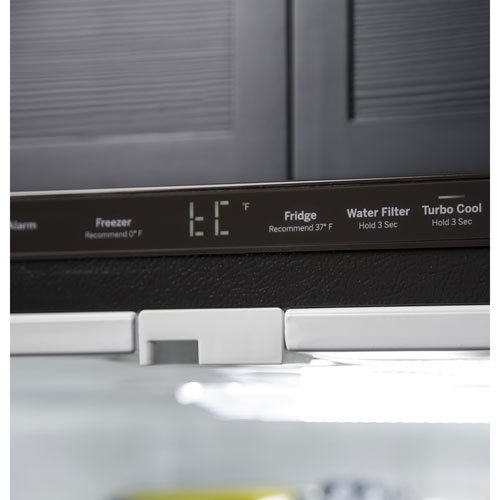 GE 33" 24.8 Cu. Ft. Bottom Freezer Refrigerator (GDE25EYKFS) - Stainless Steel