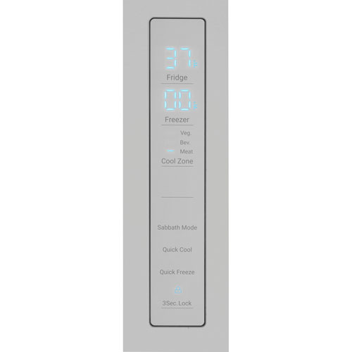 Haier 28" 14.5 Cu. Ft. 4-Door French Door Refrigerator (QJS15HYRFS) - Stainless Steel