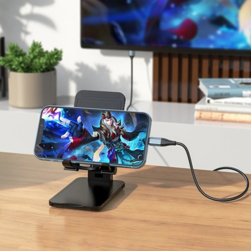 (6,6 pi) Câble adaptateur Lightning vers HDMI pour iPhone iPad vers téléviseur HD 4K Projecteur Apple TV numérique, noir