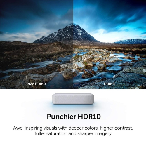 VAVA VA-LT002W 4K UHD Ultra Short Throw Laser TV Home Theater Projector - White