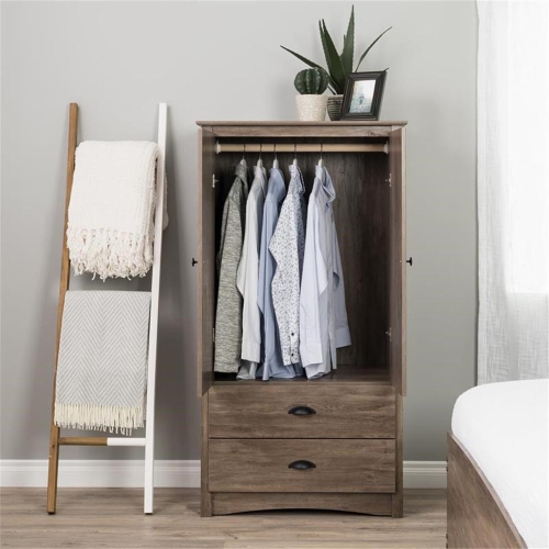 Sonoma 2 Door Armoire - Drifted Grey