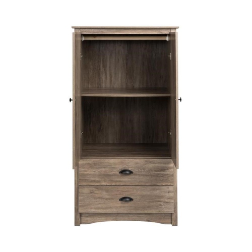 Sonoma 2 Door Armoire - Drifted Grey