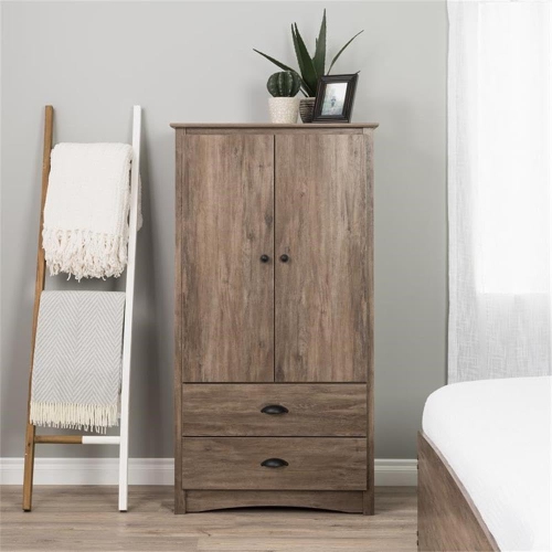 Sonoma 2 Door Armoire - Drifted Grey