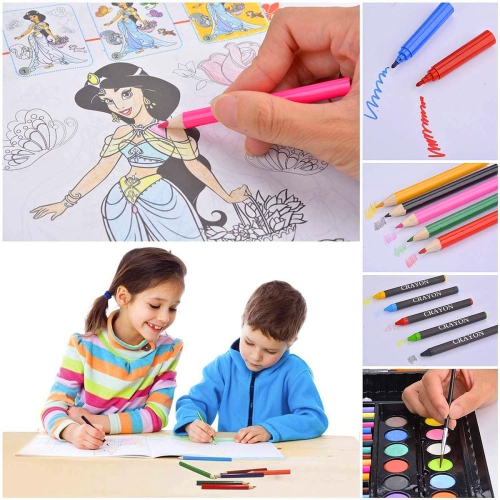 150pcs Deluxe Art Set, Watercolour Painting & Drawing Set