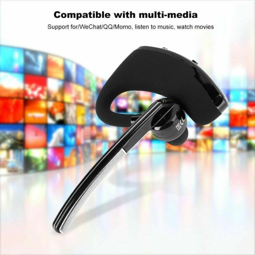 Business Wireless Bluetooth Handsfree Earphone Earhook Headset For Cell Phone CA