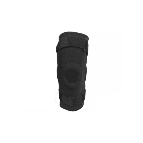 Image 1 of 1.. Hinged Knee Brace Support with Strap & Side Sports Compression Wrap for Running