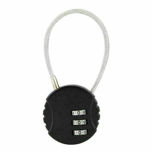 Combination Travel Lock Padlock Locker 3 digit Security Suitcase Luggage Bag