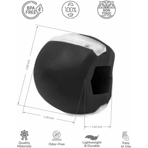 Jawline Exerciser Jawlineme Exercise Fitness Ball Neck Face Toning Chin Beauty