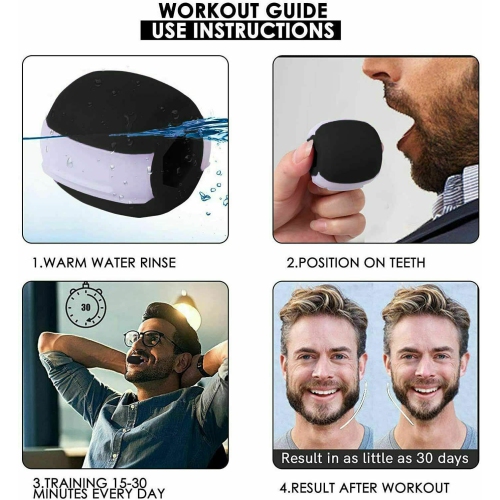 Jawline Exerciser Jawlineme Exercise Fitness Ball Neck Face Toning Chin Beauty