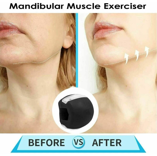 Jawline Exerciser Jawlineme Exercise Fitness Ball Neck Face Toning Chin Beauty