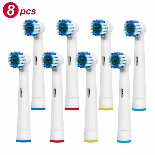 Electric Toothbrush Heads Compatible Oral B Replacement Brush x8 Precision Clean