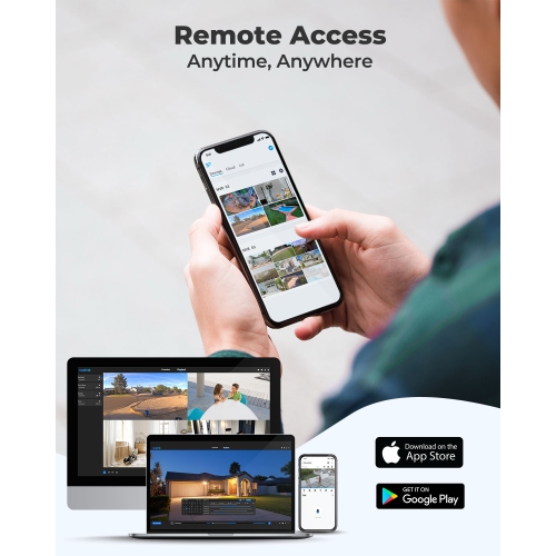 Reolink – enregistreur vidéo réseau PoE à 16 canaux, prise en charge de 12&nbsp;Mpx, alimentation par Ethernet, disque dur 4&nbsp;To intégré