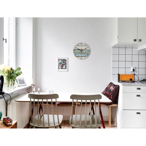 Frameless 12" Creative Wooden Wall Clock