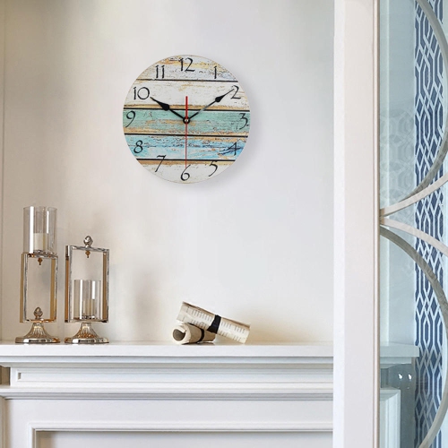 Frameless 12" Creative Wooden Wall Clock