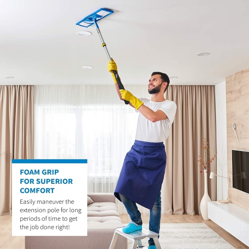 PD 1.5-to-3 Foot Telescopic Extension Pole, Multi-Purpose Paint Roller Extension